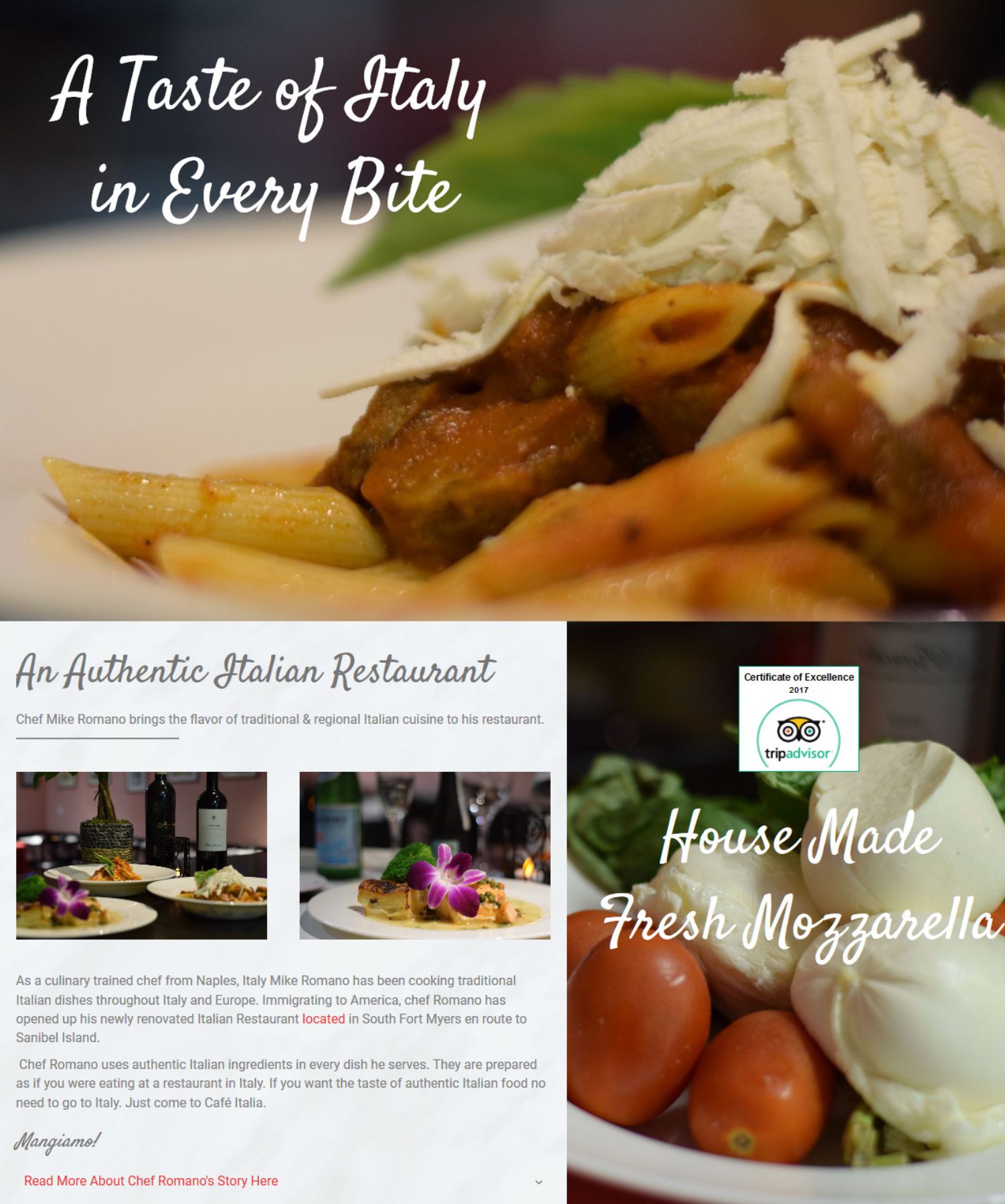 Restaurant Website Design Fort Myers